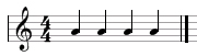 crotchets or quarter notes