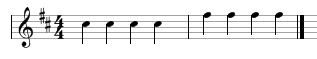 Accidentals, sharps, flats, naturals